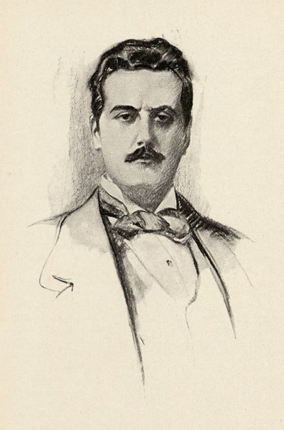 Giacomo Puccini Illustration from 